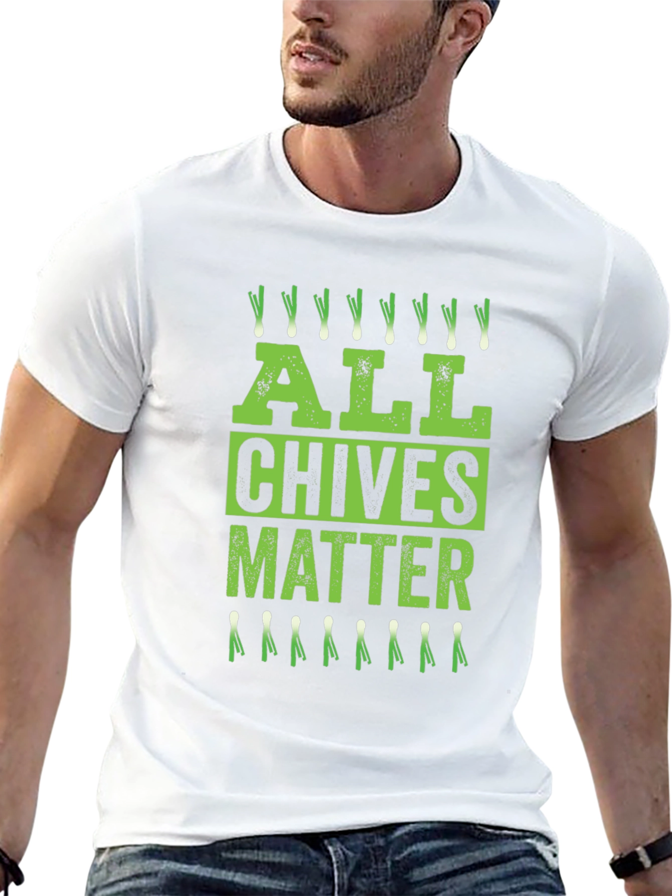 All Chives Matter T-Shirt Funny Gardening Tee