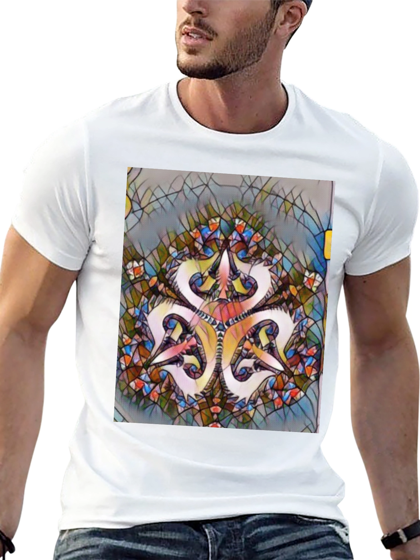 Abstract Mosaic Art T-Shirt