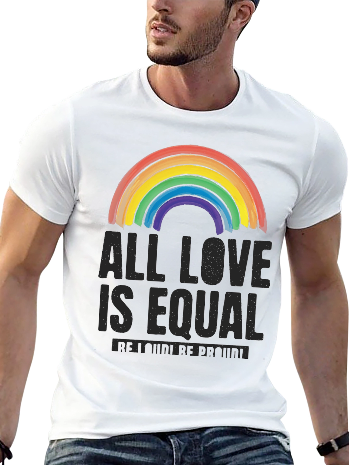 All Love Is Equal LGBTQ+ Rainbow T-Shirt