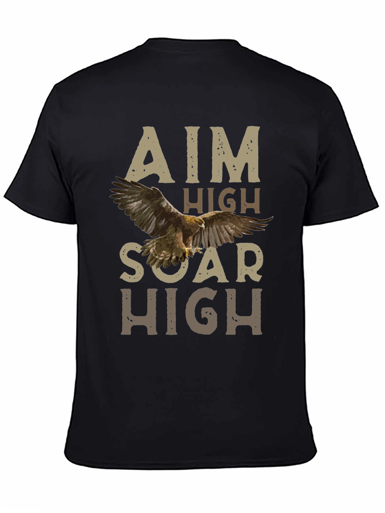 Aim High Soar High Eagle Graphic Tee