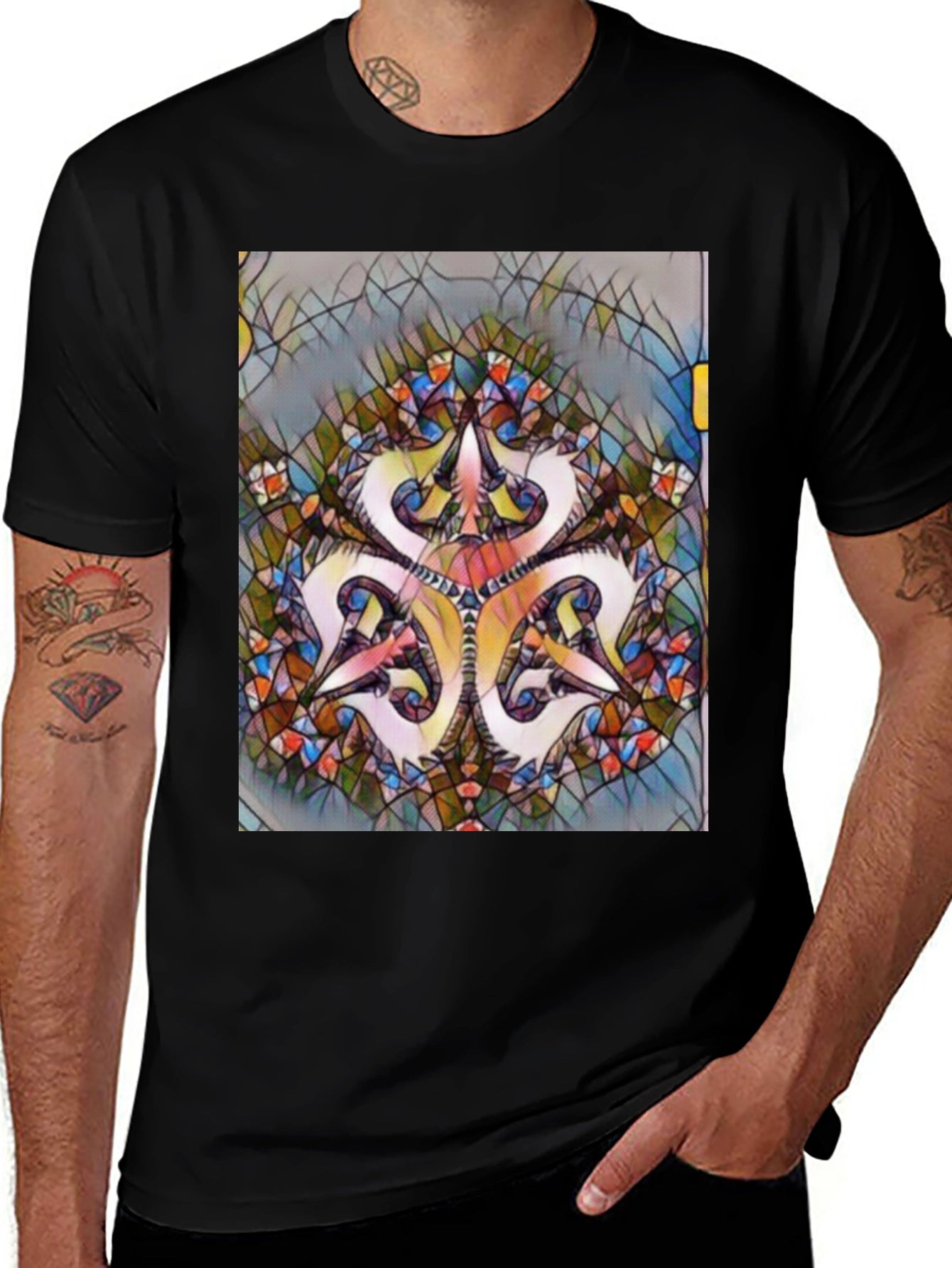 Abstract Mosaic Art T-Shirt