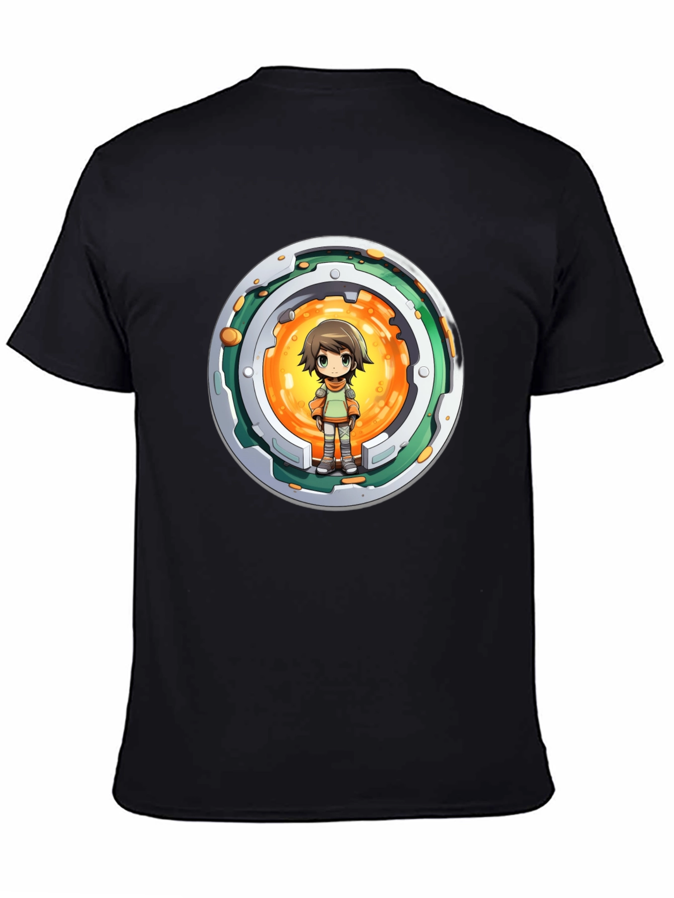 Anime Character T-Shirt: Stylish Round Design
