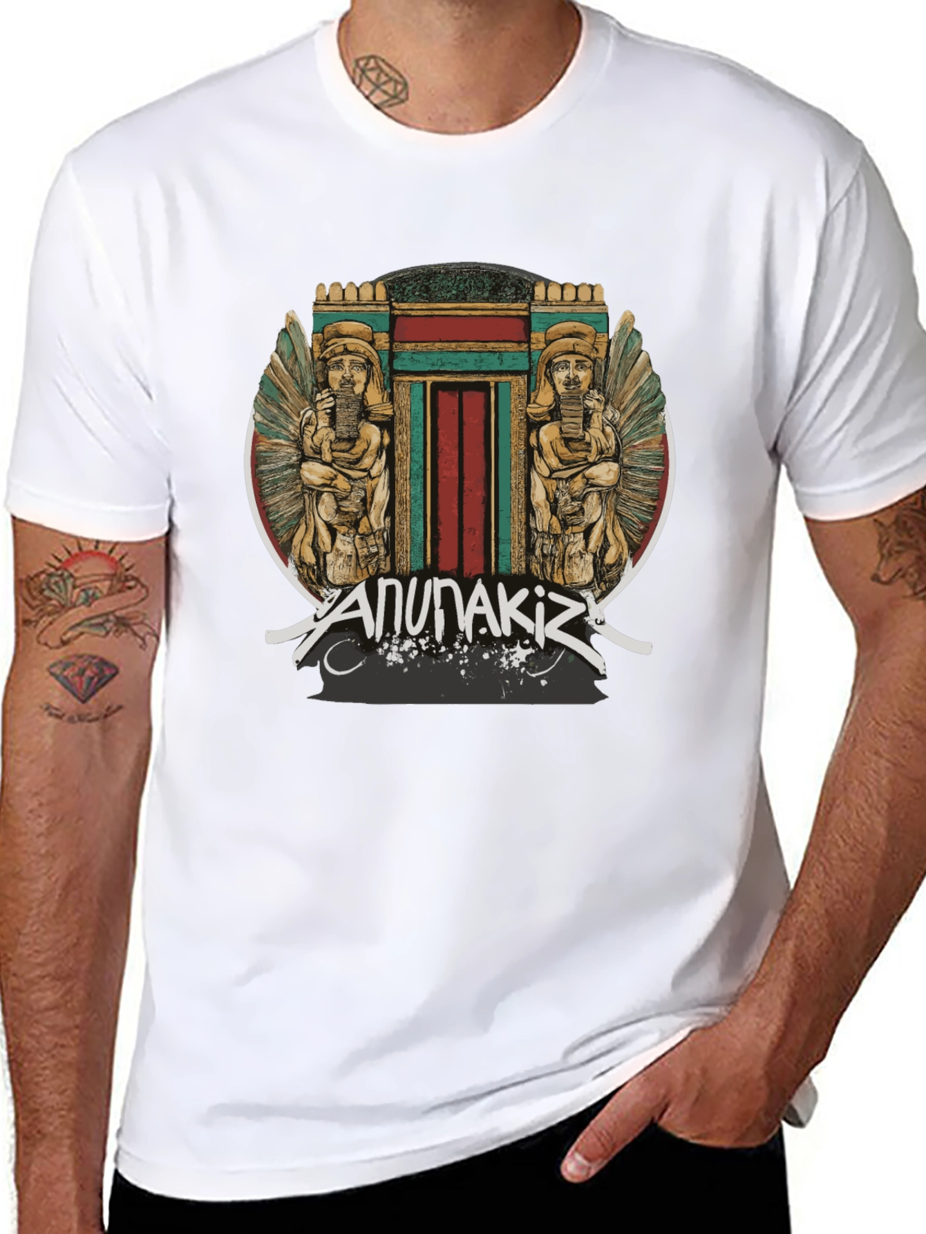Anunnakiz Graphic T-Shirt: Ancient Guardians