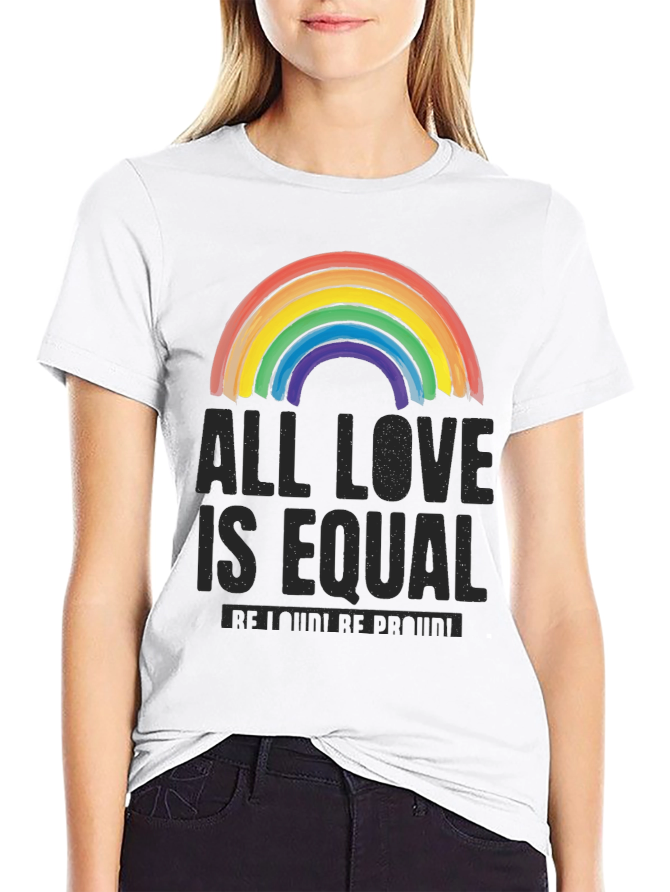 All Love Is Equal LGBTQ+ Rainbow T-Shirt