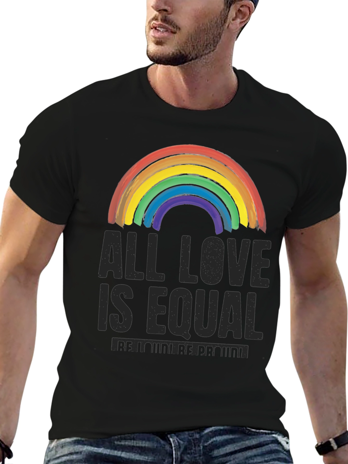 All Love Is Equal LGBTQ+ Rainbow T-Shirt