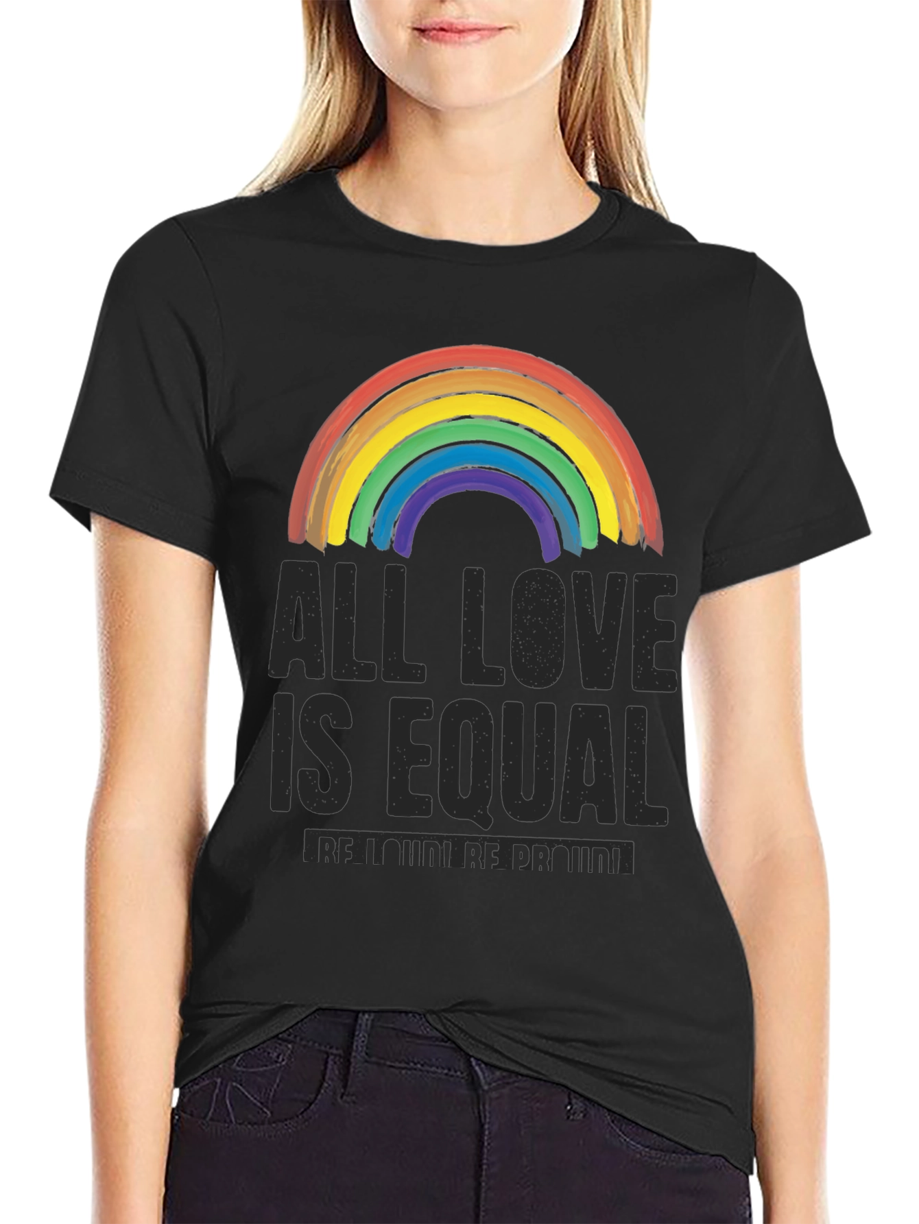 All Love Is Equal LGBTQ+ Rainbow T-Shirt